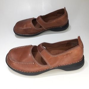 Merrell Tetra Emjay Nutmeg Leather Mary Jane Sz9